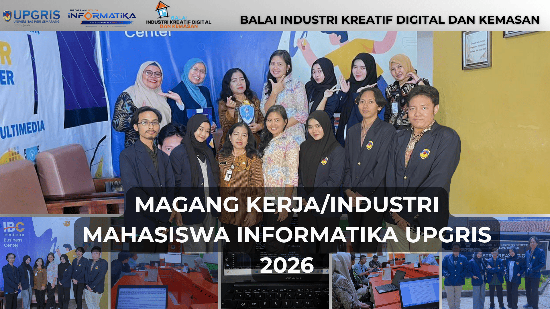 Mahasiswa Informatika UPGRIS Rancang Web Manajemen Aset dan Otomatisasi Administrasi Inventaris BIKDK Jawa Tengah