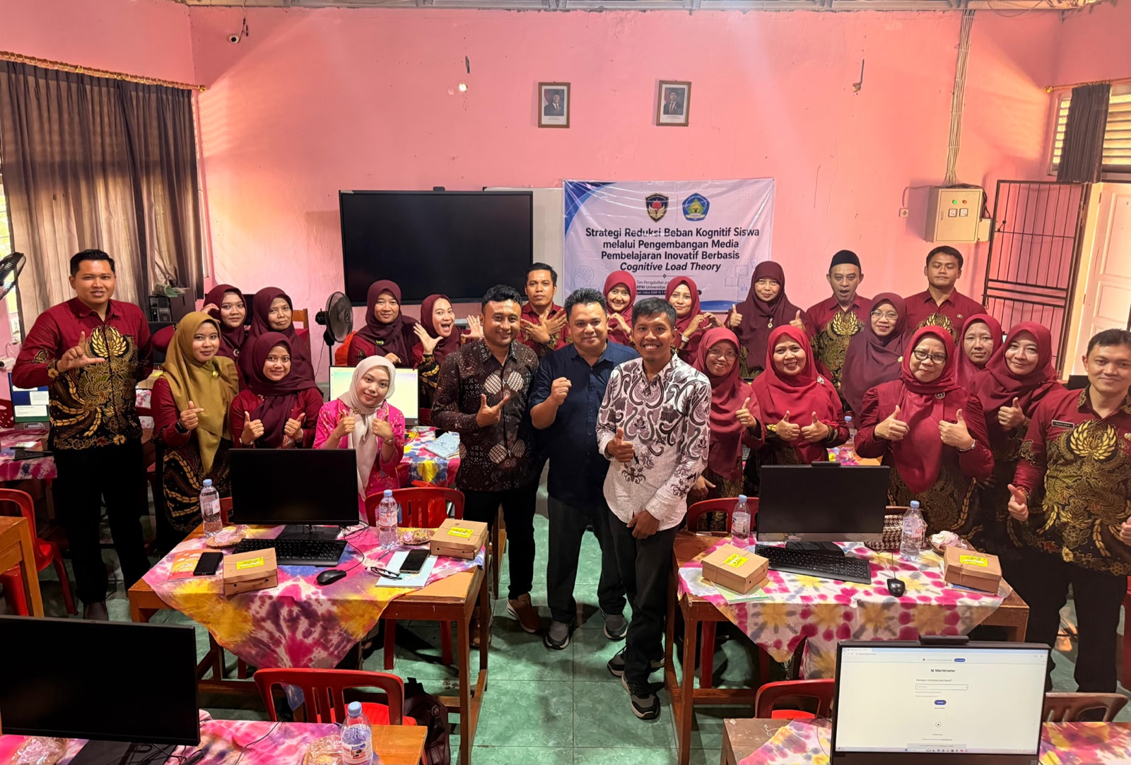 PKM Pengembangan media pembelajaran inovatif berbasis Cognitif load Theory